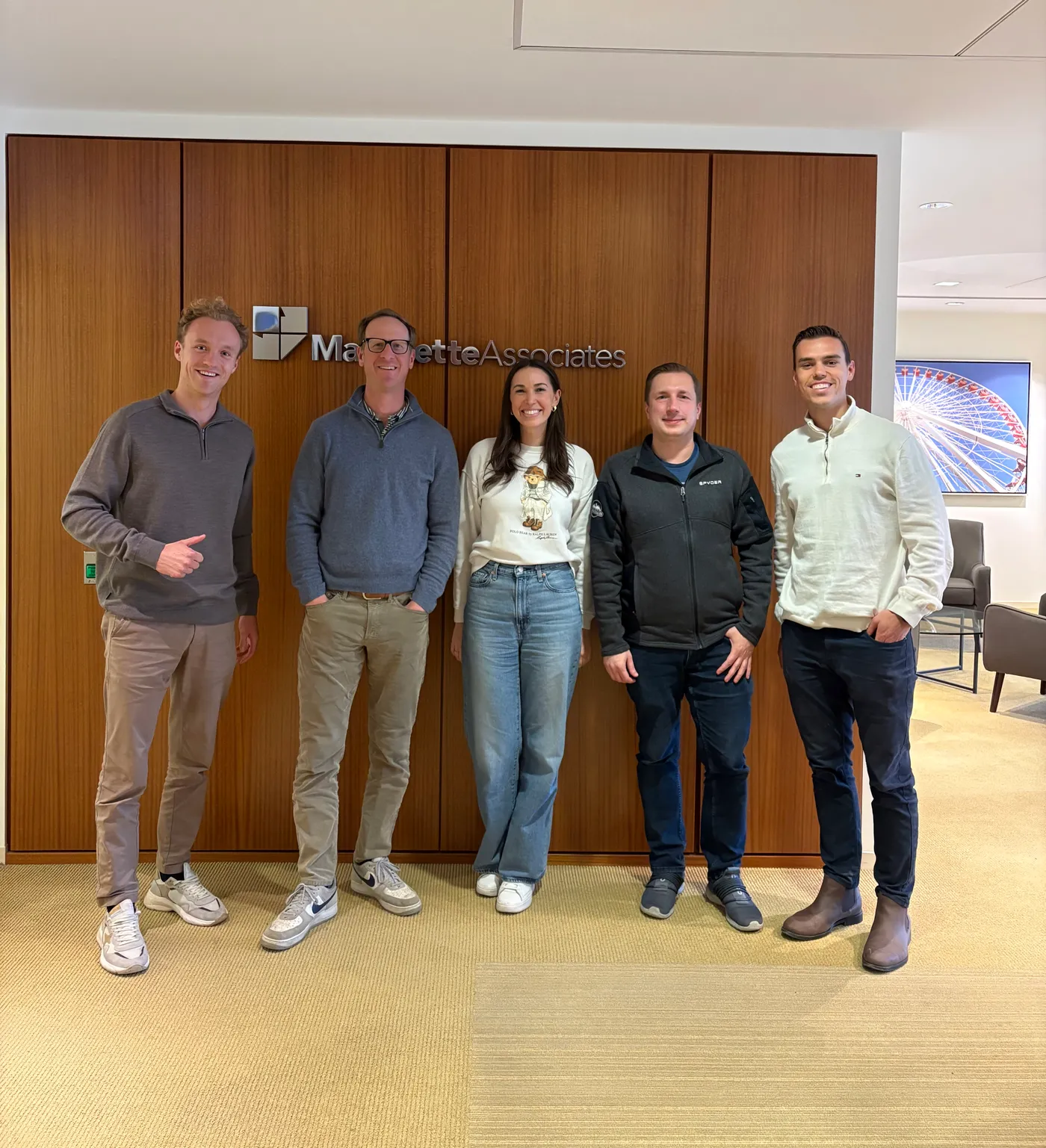 With the Marquette Associates team in Chicago